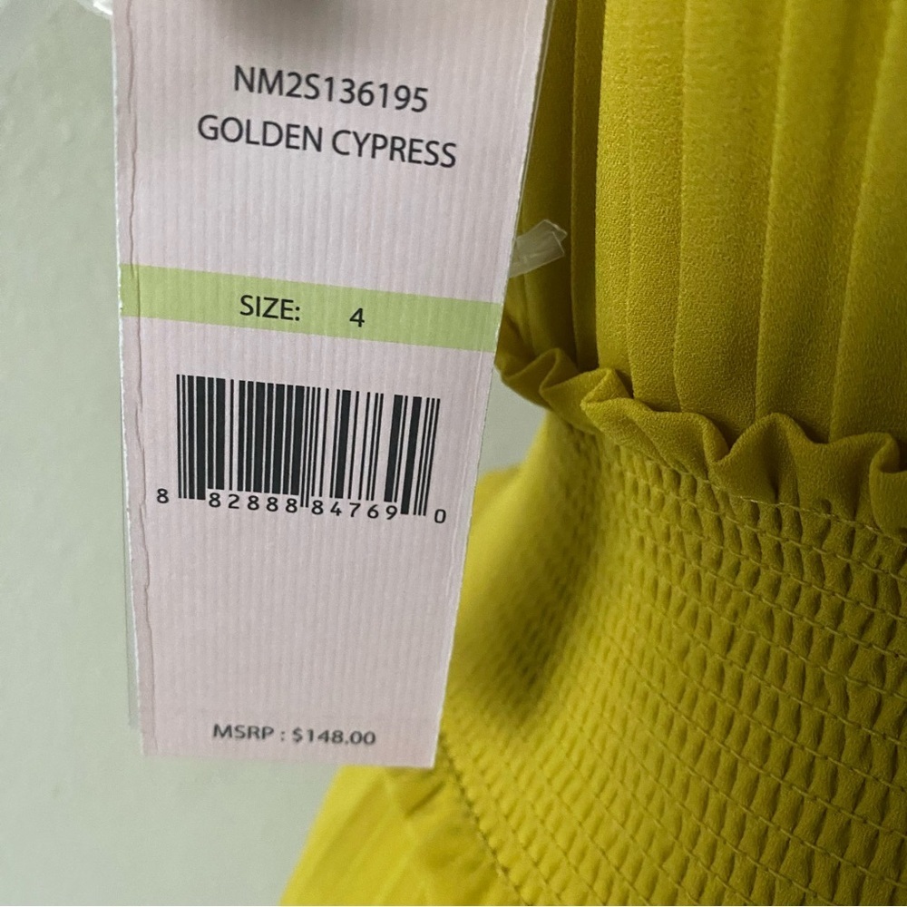 Nanette lepore golden cypress women’s dresss size 4 - Picture 4 of 16